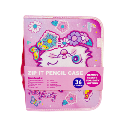 Zip It Pencil Case - Love Cats